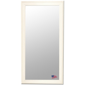 Rectangular Mirror - Barnwood White & Cream Frame 