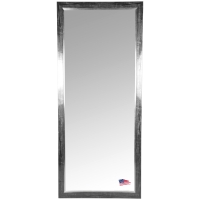 Rectangular Mirror - Black Smoke Frame, Silver Liner