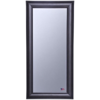 Rectangular Mirror - Brazilian Walnut Finished Frame
