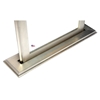 Floor Mirror - Brushed Silver Frame - RAY-R004TF