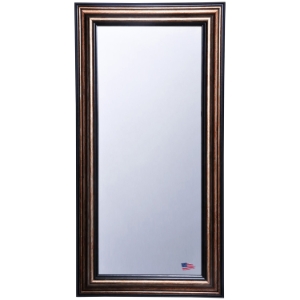 Rectangular Mirror - Copper Frame & Canyon Black Trim 