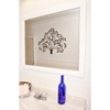 Wall Mirror - Glossy White Frame, Beveled Glass - RAY-R021