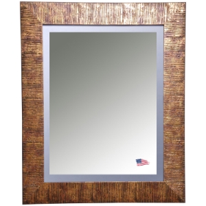Hanging Mirror - Safari Bronze Frame, Beveled Glass 