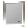Wall Mirror - Stainless Silver Frame, Beveled Glass - RAY-R002