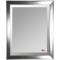 Wall Mirror - Silver Finished Frame, Beveled Glass