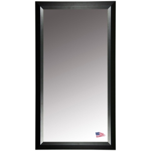 Rectangular Mirror - Black Angled Frame 