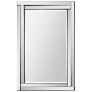 Ava Rectangular Mirror - Beveled, Step Frame 