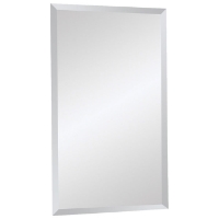 Rectangular Contemporary Mirror - Beveled, Frameless