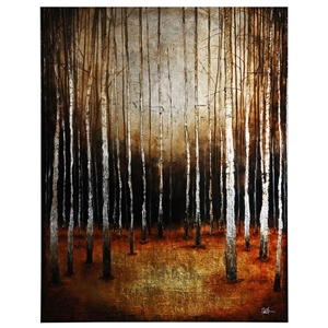 In the Shadows Oil Painting - High Gloss, Rectangular Canvas 