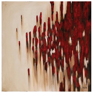 Passing By Oil Painting - Abstract, Square Canvas 