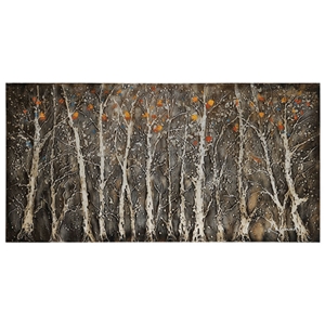 Rugged Forest Oil Painting - Gallery-Wrapped Canvas 
