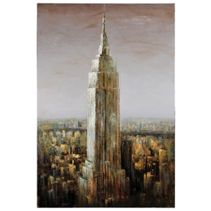 Empire State Oil Painting - Rectangular Canvas 