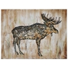 Moose II Oil Painting - Gallery-Wrapped, Rectangular Canvas 