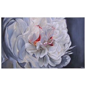 Floral Elegance Oil Painting - Still Life, Rectangular Canvas 