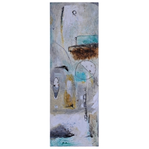 Urban Decay I Oil Painting - Abstract Art, Rectangular Canvas 