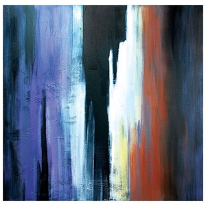 Indistinction Oil Painting - Abstract, Square Canvas 