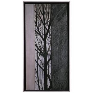 Ancient Woodlands I Painting on Mirror - Wood Frame 