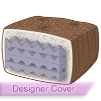 Escape 9" Full Futon Mattress with Designer Cover 