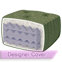 Escape 9" Twin XL Futon Mattress with Designer Cover