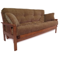 Austin Wood Futon Frame in Medium Balboa