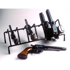 6-Gun Pistol Rack - Coated Wire 
