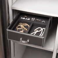 6.5" Under Shelf Jewelry Drawer - Velvet Lining