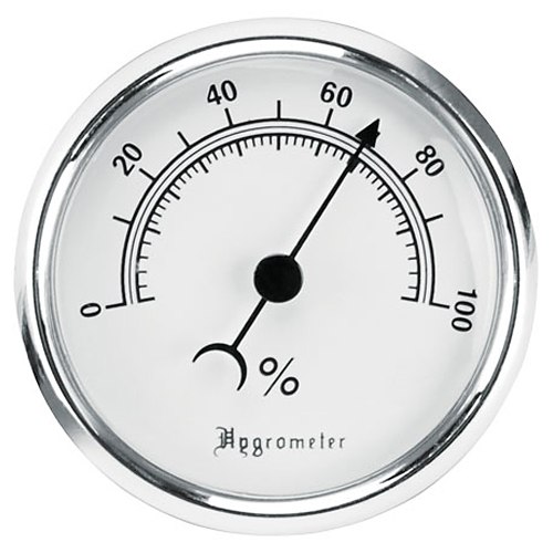 Round Hygrometer Monitor - Fastener / Hook & Loop 