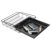 Under Shelf Vault / Gun Safe Drawer - Black Tray