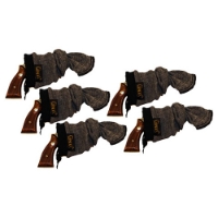 13.5" Handgun Knitted Socks - Cotton Fabric (Set of 5)