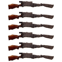 52" Long Gun Knitted Socks - Cotton Fabric (Set of 6)