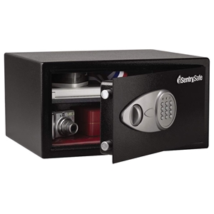 X105 Security Safe / Strong Box - Electronic Lock, Removable Shelf 