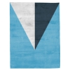 Aalborg - White & Blue Rug 