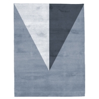 Aalborg - White & Vintage Blue Rug