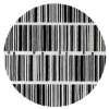 Bar Code - Black & White Rug 