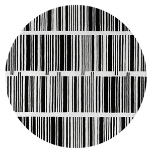 Bar Code - Black & White Rug 