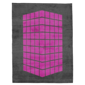 Cassady - Grey & Hot Pink Rug 