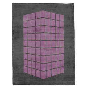 Cassady - Grey & Vintage Purple Rug 