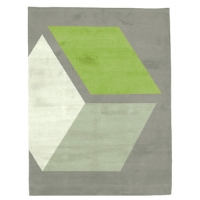 Cubizzmo No.3- Beige & Lime Rug