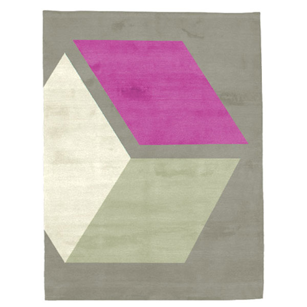 Cubizzmo No.3- Beige & Pink Rug 