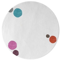 Havana Dots - White & Mixed colors 1 Rug