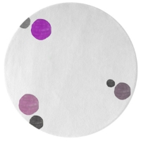 Havana Dots - White & Mixed colors 2 Rug