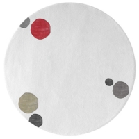 Havana Dots - White & Mixed colors 3 Rug