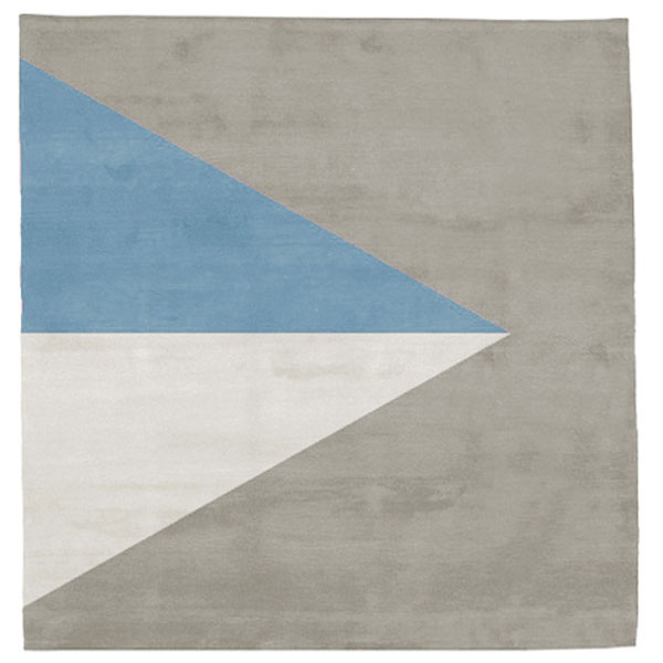 Korsor No.2 - Beige & Blue Rug 
