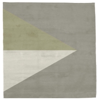 Korsor No.2 - Beige & Dried Moss Rug