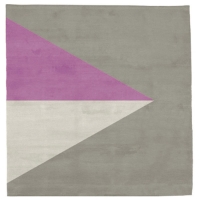 Korsor No.2 - Beige & Wild Orchid Rug