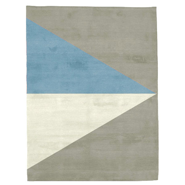 Korsor - Beige & Blue Rug 