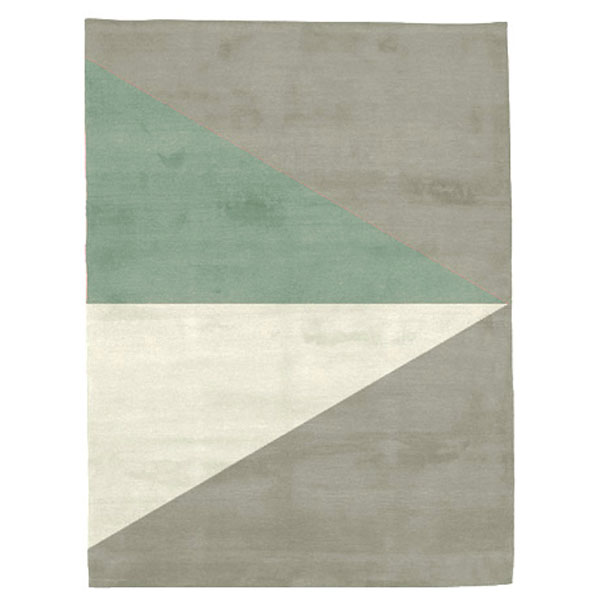 Korsor - Beige & Frosty Green Rug 