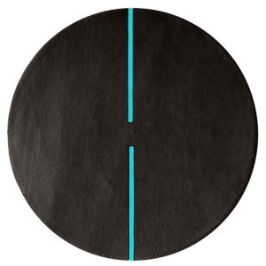Lightsonic - Charcoal & Blue Rug 