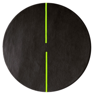Lightsonic - Charcoal & Green Glow Rug 