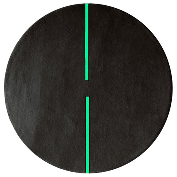 Lightsonic - Charcoal & Katydid Mint Rug 